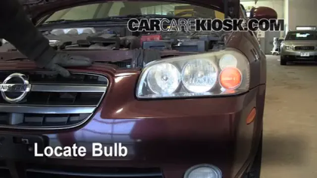 2002 Nissan Maxima GLE 3.5L V6 Éclairage Feu de jour (remplacer l'ampoule)